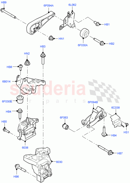 Part Diagram for Land Rover LR127817