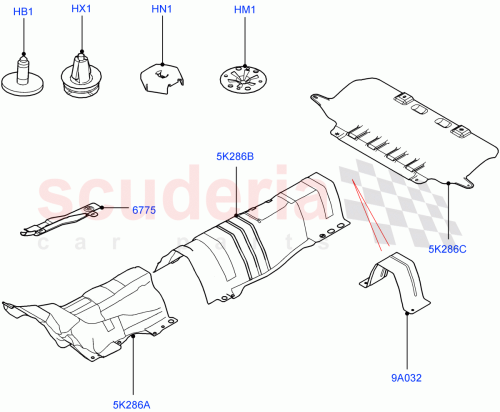 Part Diagram for Land Rover LR028933