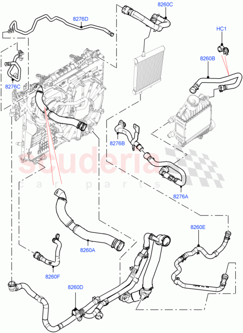 Part Diagram for Land Rover LR128318