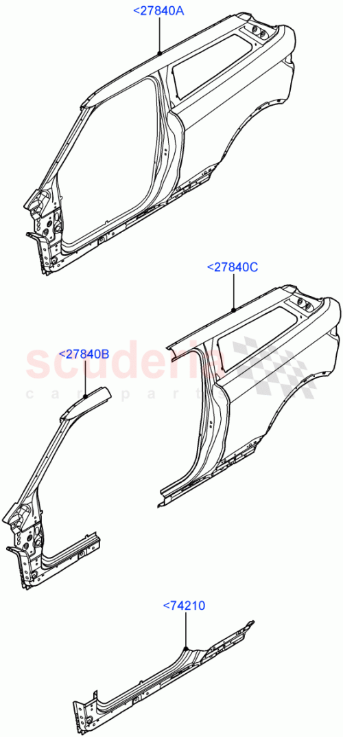 Part Diagram for Land Rover LR054606