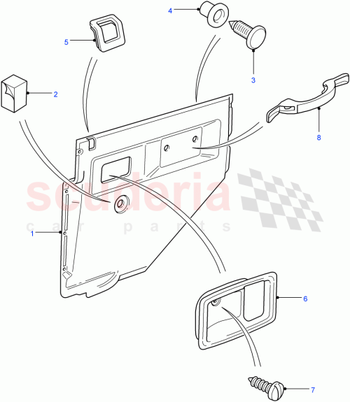 Part Diagram for Land Rover ELB502220PUY