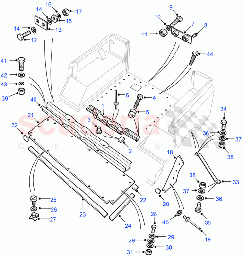 Part Diagram for Land Rover WC108057