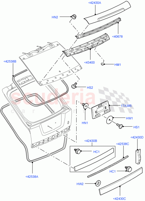 Part Diagram for Land Rover CKE500021