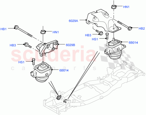 Part Diagram for Land Rover KKU500880