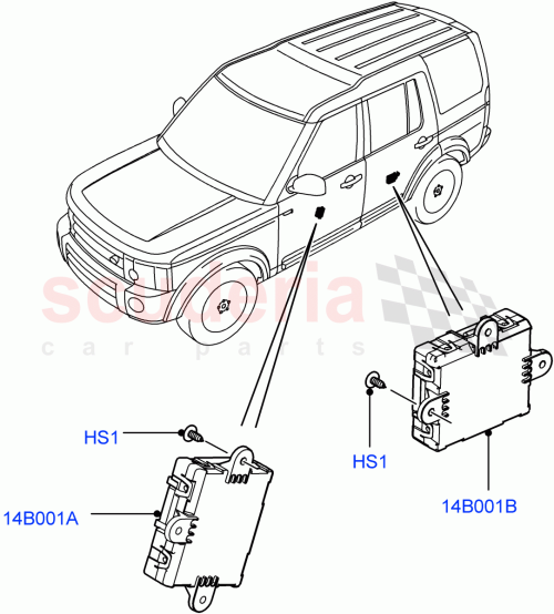 Part Diagram for Land Rover LR019220