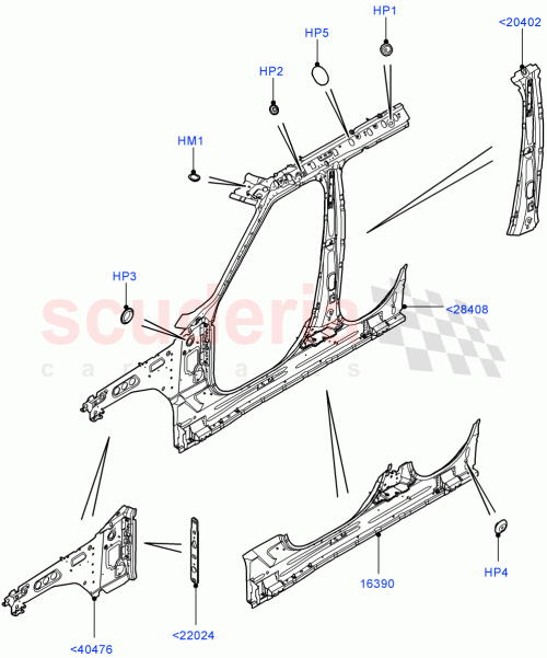 Part Diagram for Land Rover LR045591