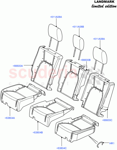 Part Diagram for Land Rover LR026617