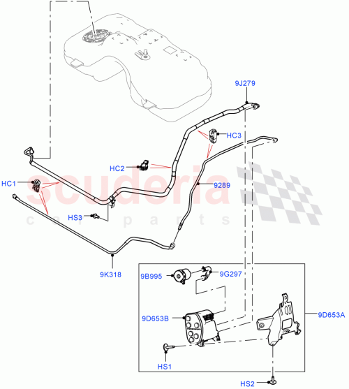Part Diagram for Land Rover LR115831
