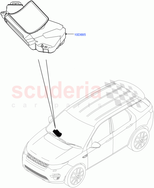 Part Diagram for Land Rover LR104305