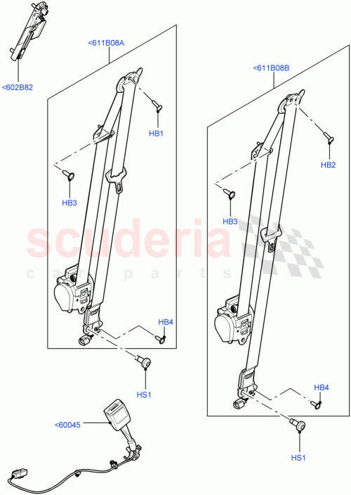 Part Diagram for Land Rover LR030437