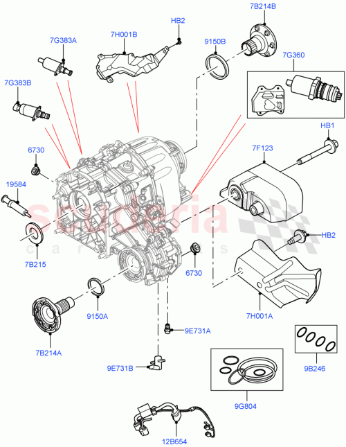 Part Diagram for Land Rover LR160895