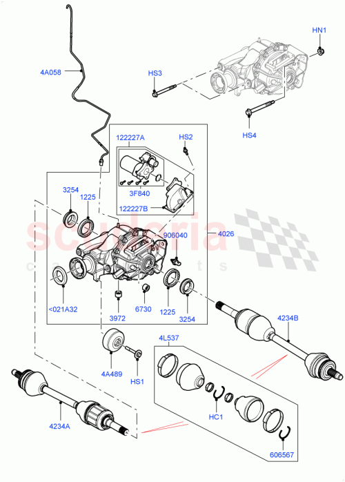 Part Diagram for Land Rover TVG500010