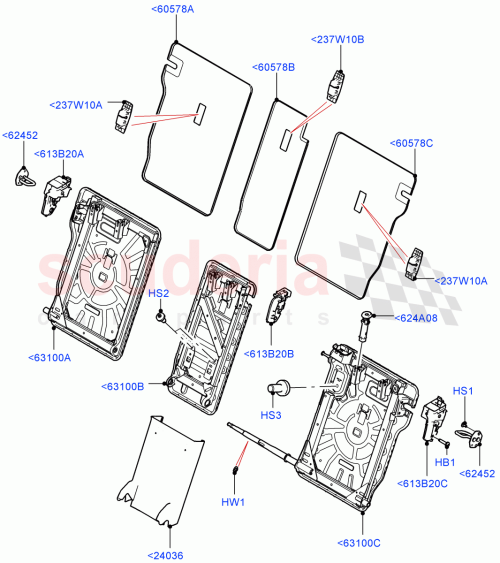 Part Diagram for Land Rover LR131870