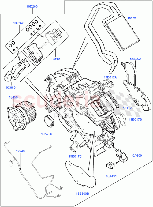 Part Diagram for Land Rover LR082188