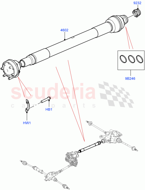 Part Diagram for Land Rover LR141987