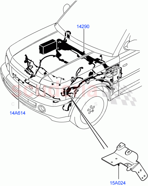 Part Diagram for Land Rover LR020887