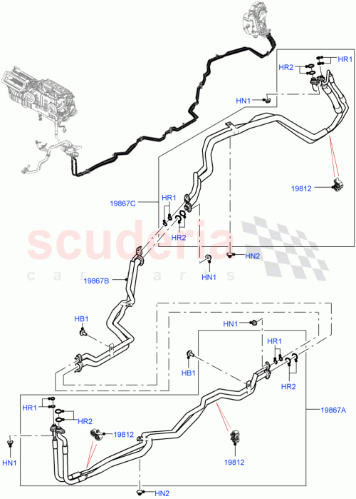 Part Diagram for Land Rover LR131128