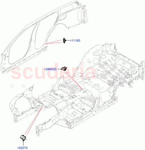 Part Diagram for Land Rover LR164798