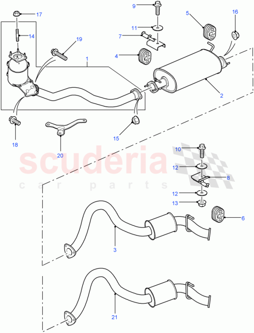 Part Diagram for Land Rover WCG500070