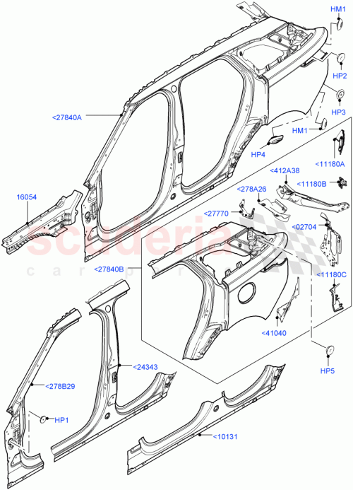 Part Diagram for Land Rover LR091312