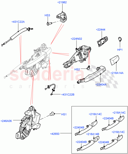 Part Diagram for Land Rover LR091343