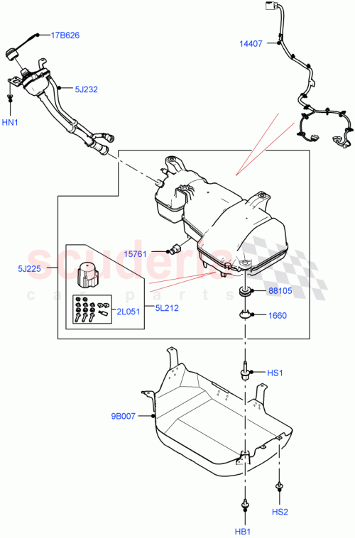 Part Diagram for Land Rover LR139836