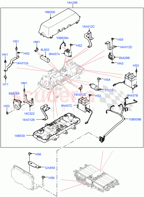Part Diagram for Land Rover LR137337