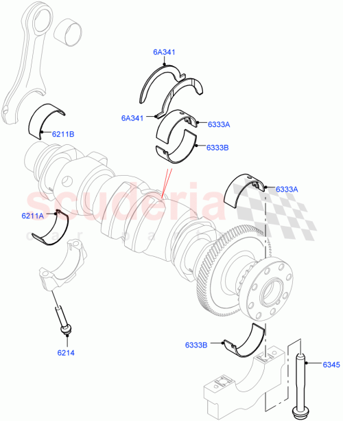 Part Diagram for Land Rover LR161187