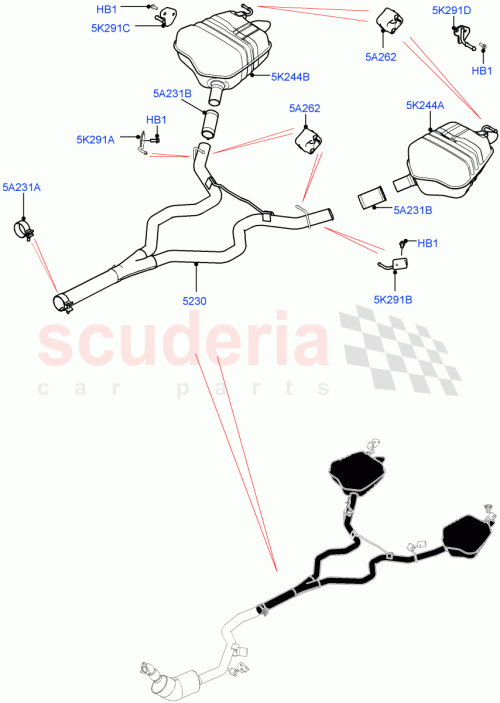 Part Diagram for Land Rover LR126080