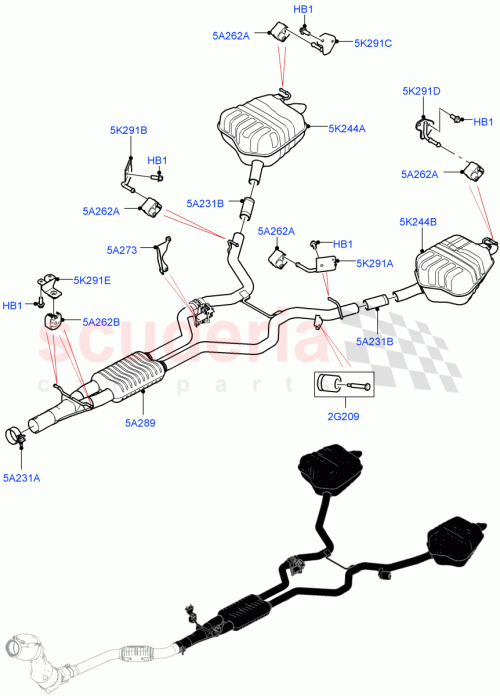Part Diagram for Land Rover LR082707
