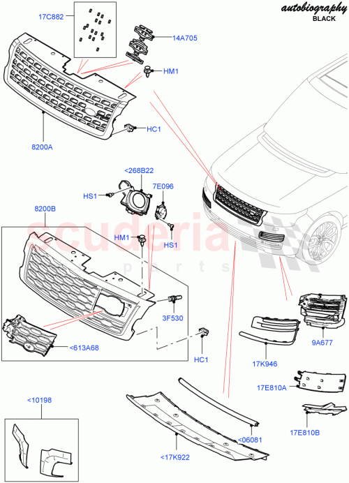 Part Diagram for Land Rover LR117366