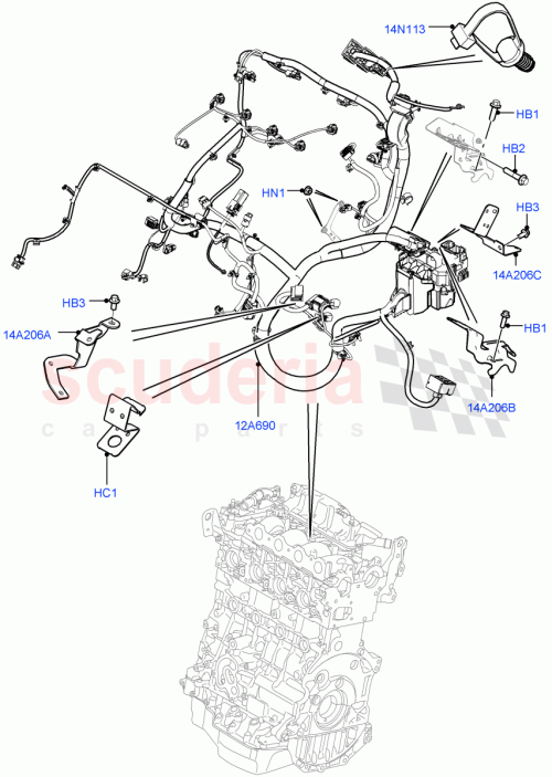 Part Diagram for Land Rover LR070826