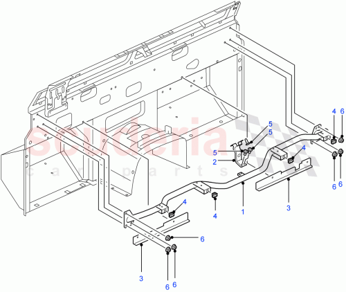Part Diagram for Land Rover FAS500040