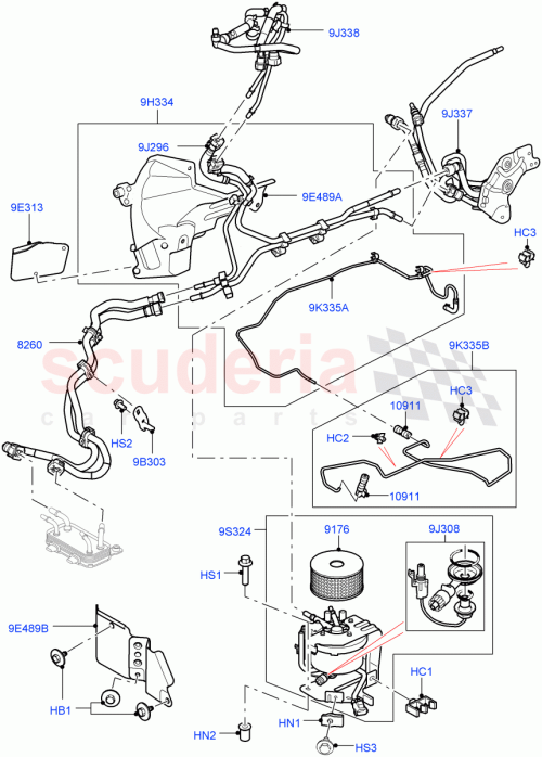 Part Diagram for Land Rover LR043409