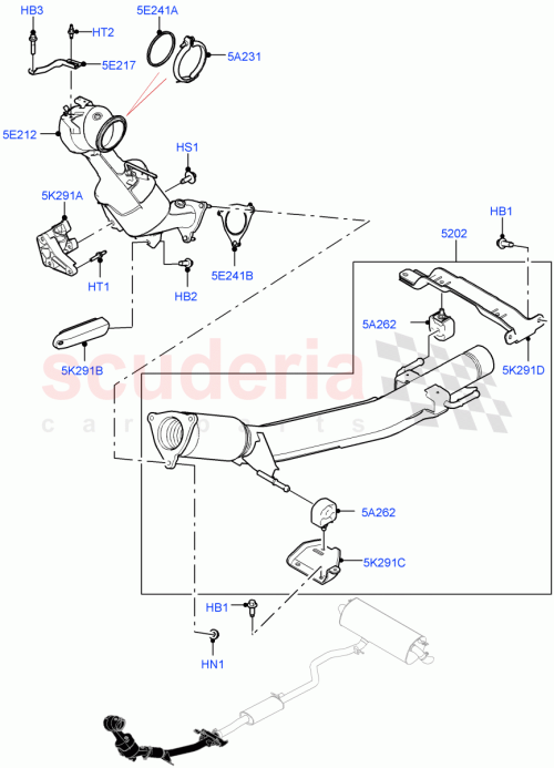 Part Diagram for Land Rover LR167506
