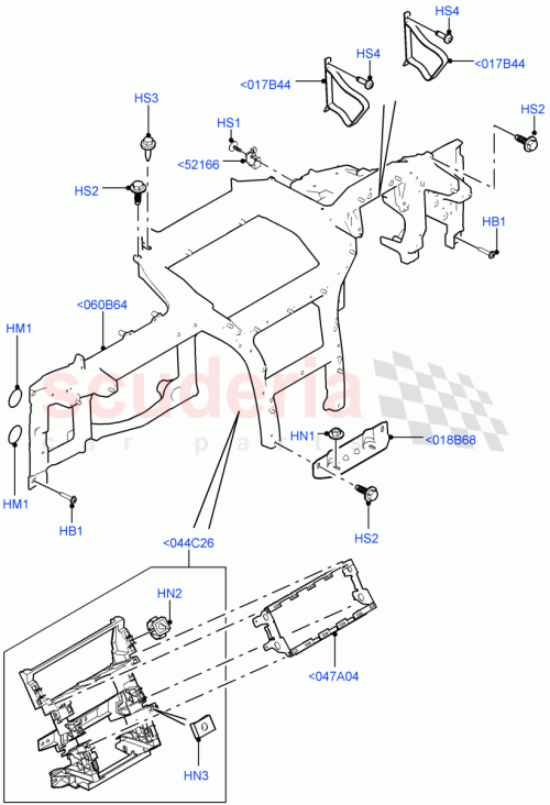 Part Diagram for Land Rover LR044593