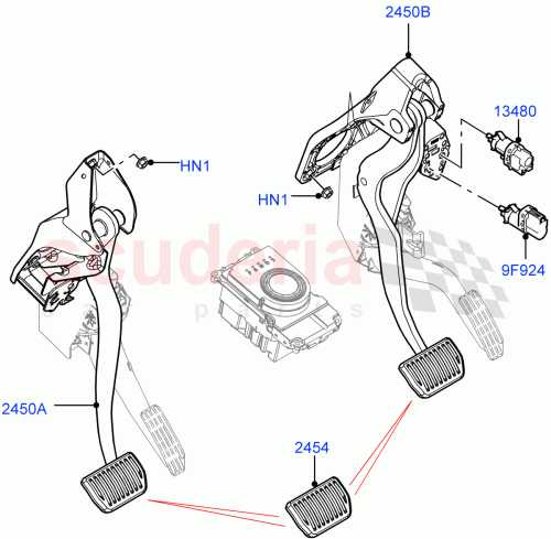 Part Diagram for Land Rover LR005272