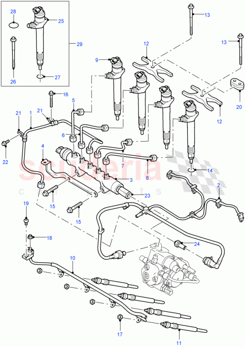 Part Diagram for Land Rover LR004478