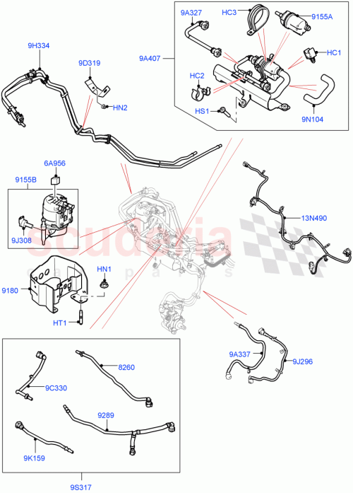 Part Diagram for Land Rover LR049401
