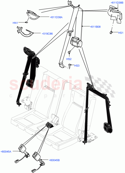 Part Diagram for Land Rover LR082711