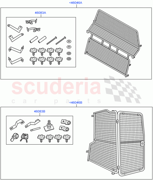 Part Diagram for Land Rover EOH500040
