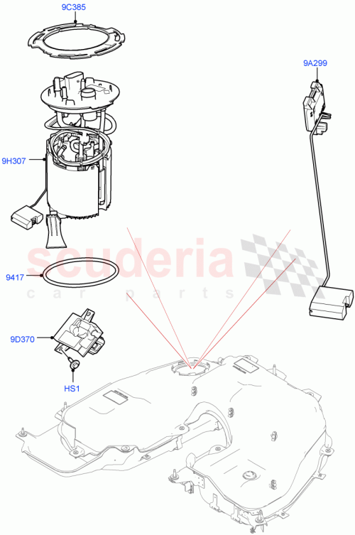 Part Diagram for Land Rover LR125195