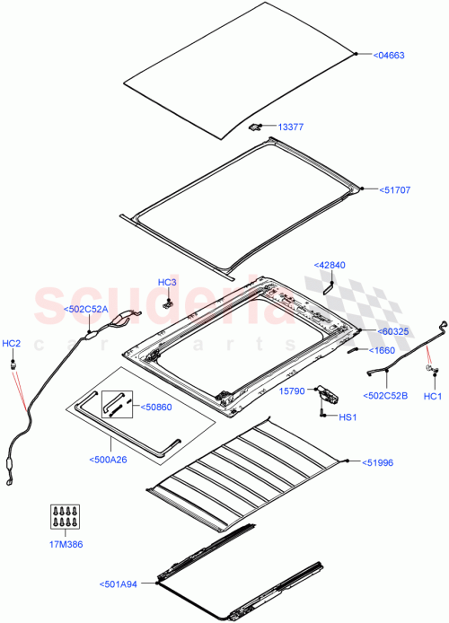 Part Diagram for Land Rover LR132341