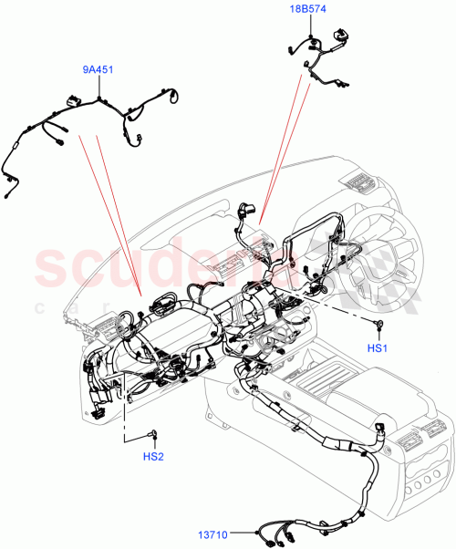 Part Diagram for Land Rover LR136432
