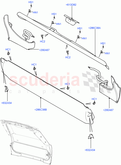 Part Diagram for Land Rover LR036830
