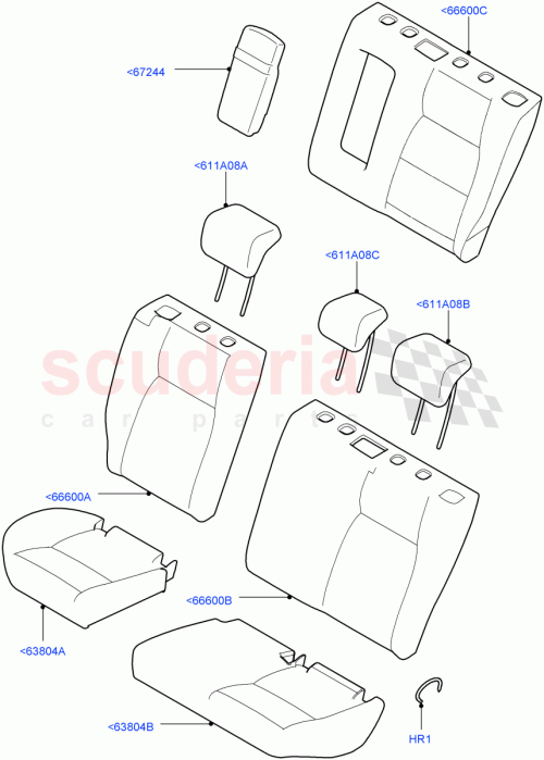 Part Diagram for Land Rover LR022263