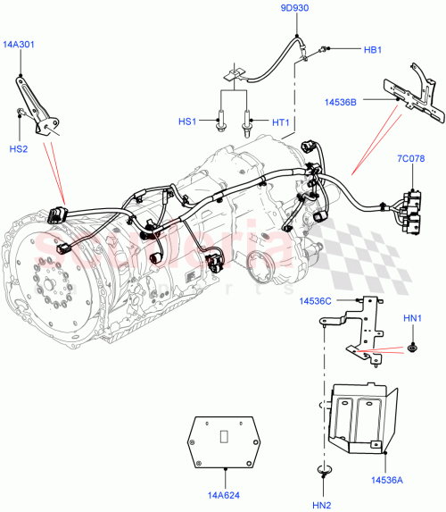 Part Diagram for Land Rover LR054045