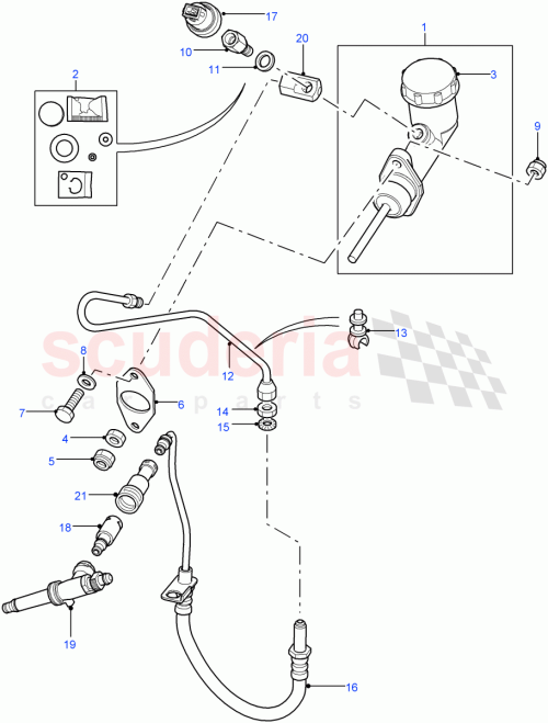 Part Diagram for Land Rover STC100440