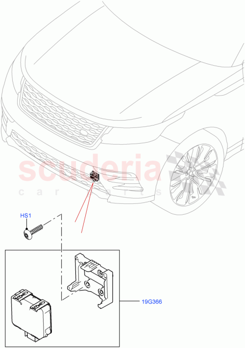 Part Diagram for Land Rover LR140939