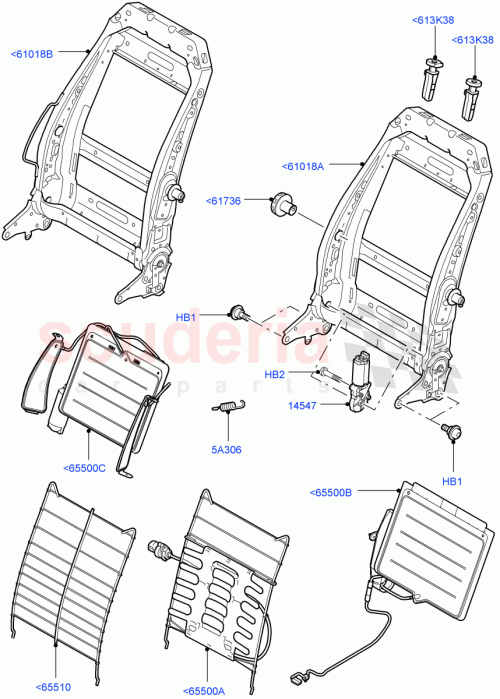 Part Diagram for Land Rover LR016870
